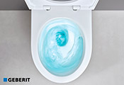 GEBERIT 2024 Acanto WC with TurboFlush Flush Supervision 0