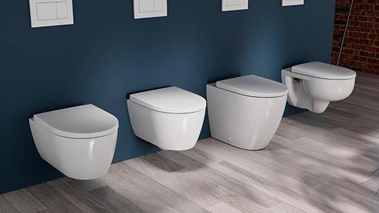 GEBERIT 2024 Acanto WC with TurboFlush Flush Supervision 2