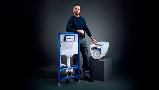 GEBERIT WC System Quiet Flushing B2C 3