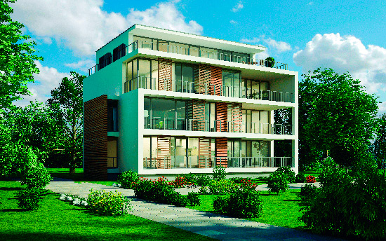 PANASONIC Sistemas de Aquarea en cascada edificio Porsche 3