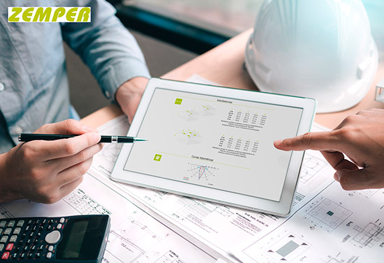 Zemper Arquitectos Tablet ficha serie interdistancias 1