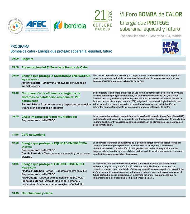 AFEC programa VI Foro BC Iberdrola 1