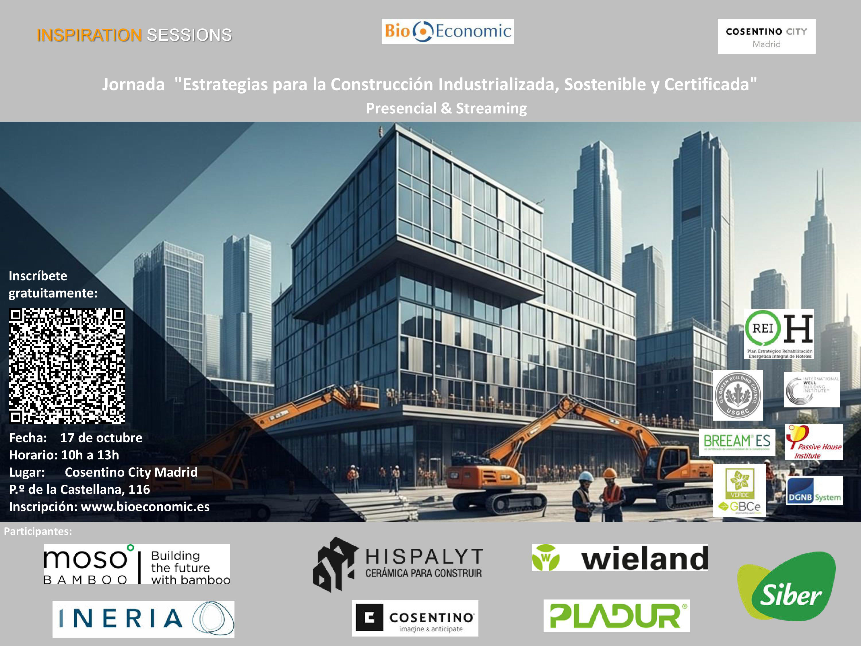 BIOECONOMIC Cartel Jornada Estrategias Const. Ind. Certificada 1