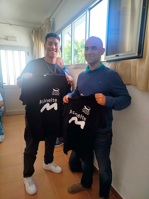 FEMETE El alumno del CIFP de Valverde con su tutor docente 2