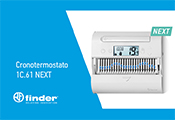 FINDER Cronotermostato 1C.61 NEXT 0