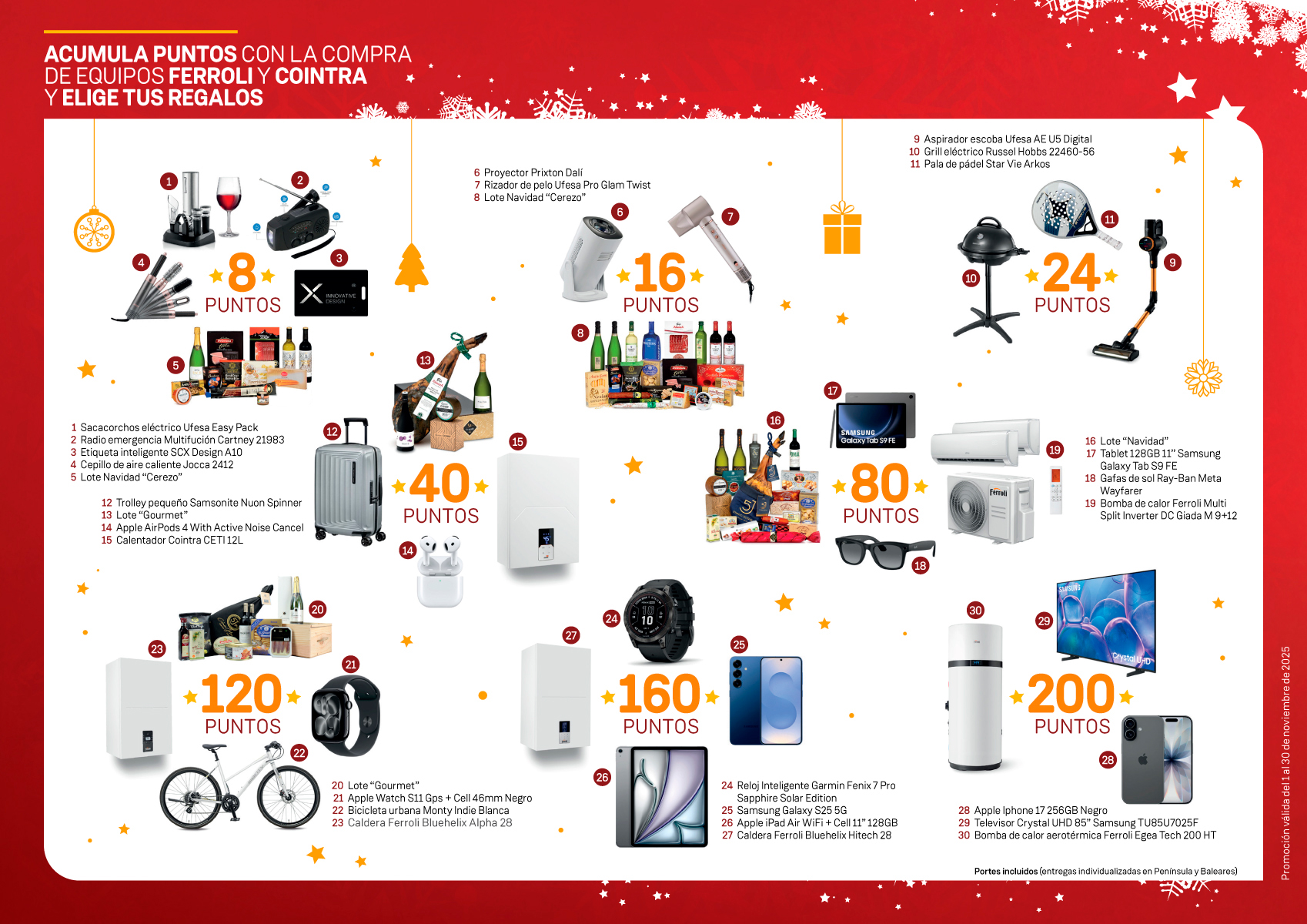 Ferroli Cointra Navidad a Punto promo 2