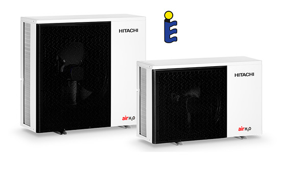 HITACHI airH2O heat pumps Keymark 1