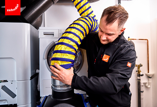 Zehnder CSY air distribution cleaning ventilation milieu 1