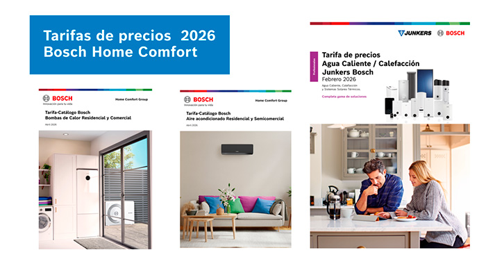 Bosch Home Comfort presenta sus nuevas tarifas 2026 con mejoras en accesibilidad especialización y soporte al profesional 1
