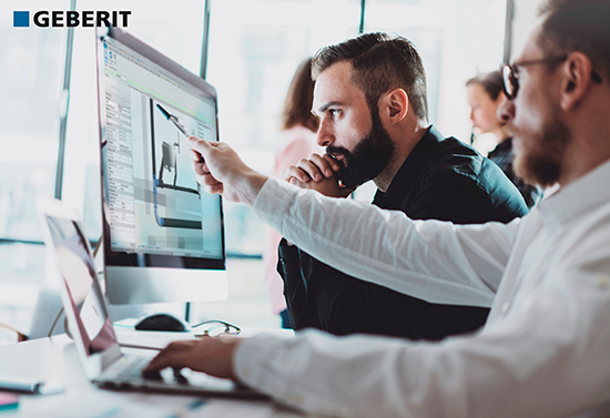 GEBERIT Planning with Silent Pro SuperTube 1