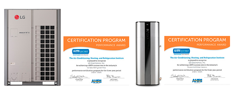 LG 2026 AHRI chiller 1