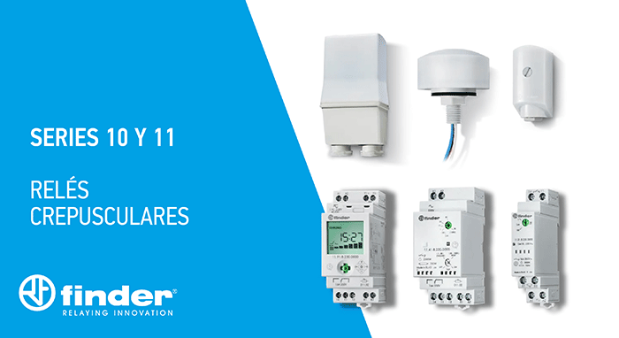 finder SERIES 10 Y 11 RELES CREPUSCULARES 1
