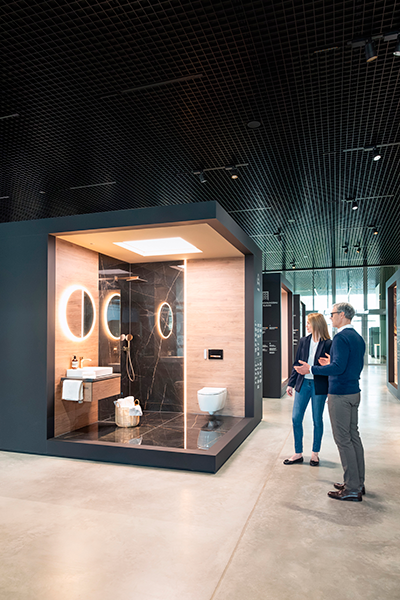 Geberit Campus night view Photo Roland Halbe 3