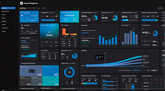 AIRCONDITIONING SmartThings Pro Dashboard 1