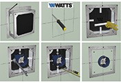 Se amplía la gama WATTS de sistemas de instalación para grifería: ¡con Robibox® el empotramiento se convierte en un juego de niños!