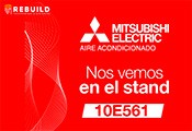 MITSUBISHI ELECTRIC presentará sus soluciones más eficientes y sostenibles en REBUILD 2026