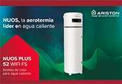 ARISTON lanza la nueva NUOS PLUS S2 WIFI FS: La máxima eficiencia y conectividad en producción de ACS