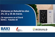 BAXI presentará sus últimas innovaciones en climatización en REBUILD 2026