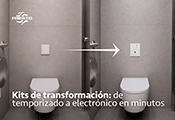 Kits de transformación PRESTO: de grifería temporizada a electrónica en minutos