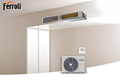 FERROLI: Aire acondicionado por conductos Giada C. La solución ideal para instalaciones en falso techo