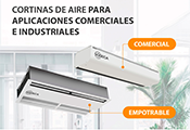 SODECA: Cortinas de aire para aplicaciones comerciales e industriales