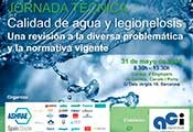 ASHRAE organiza una jornada técnica sobre la calidad del agua y la legionelosis, en Barcelona