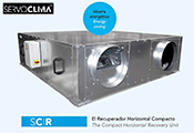 SERVOCLIMA lanza el SC|R: el recuperador horizontal compacto diseñado para proyectos HVAC de terciaros que exigen alta eficiencia, en un espacio reducido y respuesta rápida