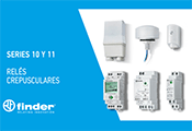 FINDER presenta los relés crepusculares : la solución para una iluminación exterior más eficiente