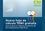 CNI lanza una herramienta TEWI gratuita para medir el impacto real de las instalaciones frigoríficas