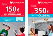 SAUNIER DUVAL lanza sus nuevas campañas de calderas y equipos de aire acondicionado