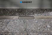 Nuevo canal de ducha GEBERIT CleanLine30: Elegante, fácil de limpiar y con un diseño cuidado hasta el último detalle