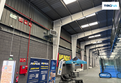 Climatizacion evaporativa para pistas de pádel: Pro Padel Gavà mejora el confort con Tecna CoolBreeze
