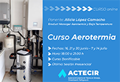 ACTECIR, nuevo curso online aerotermia